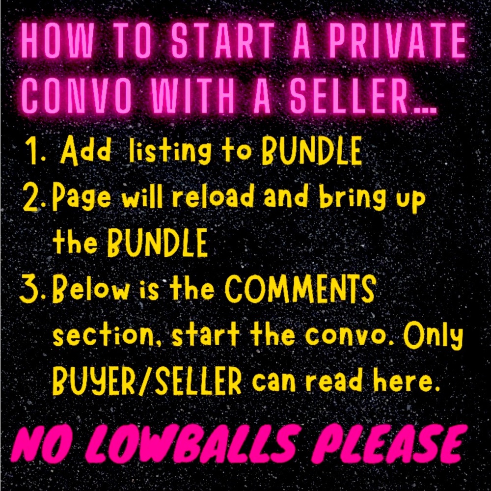 If you have questions regarding an item I have for sale, then do this. 😊